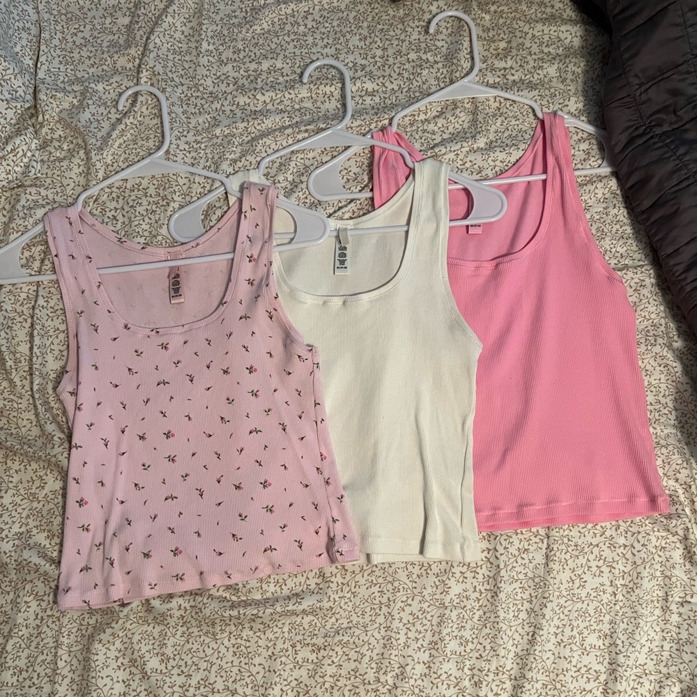 SKIMS Cotton Rib 3-pack Tank